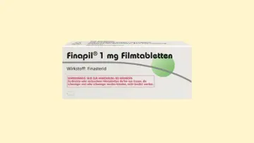 Opakowanie leku Finapil 1 mg z substancją czynną finasteryd. Ostrzeżenie: tylko dla mężczyzn.