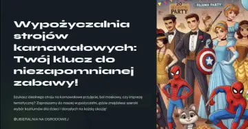 Wypożyczalnia kostiumów dziecięcych i karnawałowych Ewa: Twoja klucz do niezapomnianej zabawy! Postacie z bajek i superbohaterowie czekają.
