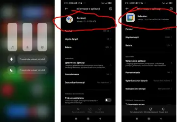 Ekran telefonu Redmi z opcjami wyłączenia aplikacji. Widoczne są przyciski "Wymuś zatrzymanie", "Wyłącz" i "Wyczyść dane", które pomogą w zarządzaniu aplikacjami, a tym samym w wyłączeniu telefonu.