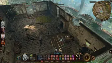 W Baldur's Gate 3 gracze szukają klucza, by stworzyć mistrzowską broń w zrujnowanej wiosce.