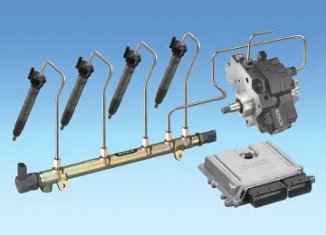 Elementy systemu Common Rail: wtryskiwacze, listwa paliwowa, pompa i sterownik ECU. Poznaj zasadę działania Common Rail.
