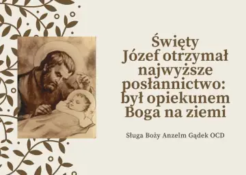 Święty Józef, opiekun Boga na ziemi, czule spogląda na śpiące Dzieciątko. Modlitwa do św. Józefa.