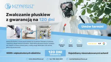 Skuteczne zwalczanie pluskiew z 120-dniową gwarancją. Profesjonalna dezynsekcja, dojazd gratis. Pozbądź się insektów raz na zawsze!