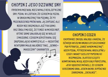Fryderyk Chopin miał realistyczne sny, z których czerpał inspiracje. Ciekawe fryderyk chopin ciekawostki o jego snach i potrzebie ciszy.