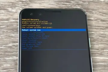 Ekran Android Recovery. Jeśli chcesz wiedzieć, jak odzyskać zdjęcia z telefonu, sprawdź opcje takie jak "Wipe data/factory reset" lub "Apply update from ADB".