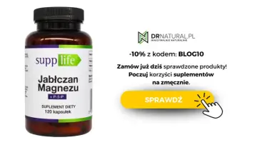 Unikaj skutków kupowania najtańszych suplementów z rankingów aptecznych. Jabłczan magnezu SuppLife dla energii. Sprawdź!