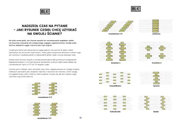 Ilustracje pokazują różne sposoby układania cegieł, np. w wiązaniu wozówkowym 1/4, płytkowym, krzyżowym, kowadełkowym, łączonym, śląskim. Dowiedz się, jak zrobić cegłę na swojej ścianie.