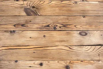 Deska opalana, z widocznym usłojeniem i sękami. Idealna baza do rozważań, czym pomalować opalane drewno, by podkreślić jego naturalne piękno.