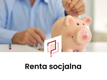 Ręka wrzuca monetę do świnki-skarbonki. Obrazek symbolizuje oszczędzanie na emeryturę socjalną.