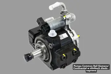 Pompa CRDI Siemens/Continental do silników diesla, element układu wtryskowego.