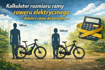 Kalkulator rozmiaru ramy roweru elektrycznego: dobierz ramę do wzrostu. Oblicz idealny rozmiar ramy roweru dla siebie, korzystając z miarki i kalkulatora.