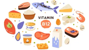 Produkty bogate w witaminę B12: ryby, mięso, nabiał, jaja. Unikaj niedoboru witaminy B12, jedząc te pokarmy.