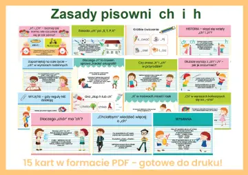 Zasady pisowni ch i h: chleb, hulajnoga, chata, chleb, chór, chcieć, chłopiec, chwytać. Kiedy piszemy h, a kiedy ch?