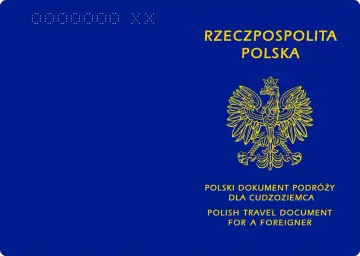 Polski paszport, dokument podróży dla cudzoziemca, z godłem Polski. Jego wysoki polski paszport ranking świadczy o bezpieczeństwie.