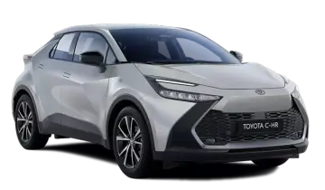 Nowy Toyota C-HR w kolorze srebrnym, z nowoczesnym designem i sportowym charakterem. Sprawdź aktualną toyota chr cena!