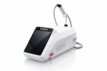 Nowoczesny laser tulowy TuOn z ekranem dotykowym i aplikatorem.