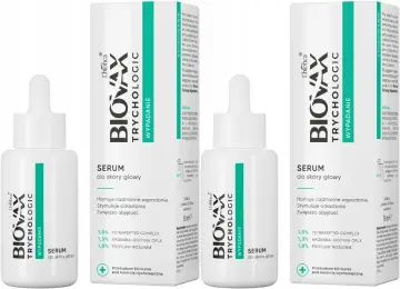 Serum na porost włosów BioVax Trychologic. Zatrzymuje nadmierne wypadanie, stymuluje odrastanie i zwiększa objętość włosów.