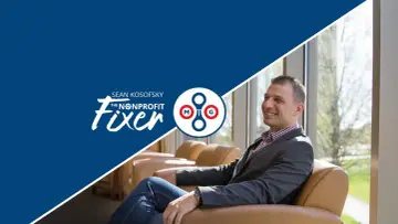 Sean Kosofsky, "The Nonprofit Fixer," smiles, embodying expertise in nonprofit governance.