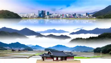 Krajobraz Korei Południowej: od nowoczesnego miasta po tradycyjny dom i pola ryżowe. Czy w Korei Południowej jest bezpiecznie? Tak, to kraj o niskiej przestępczości.