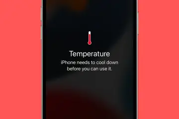 iPhone przegrzany, komunikat "Temperature". Aby schłodzić iPhone, wyłącz go i odłóż w chłodne miejsce.