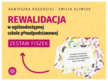 Zestaw fiszek "Rewalidacja w szkole" wspierający samodzielność uczniów. Pytanie na fiszce: "Chciałbyś w przyszłości zamieszkać samodzielnie. Co musisz zrobić i zaplanować, żeby to się udało?".