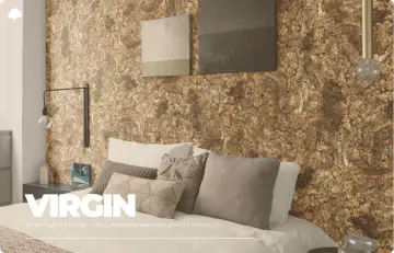 Korek Virgin na ścianę: odkryj unikatową dekorację. Wady i zalety naturalnego materiału w sypialni.