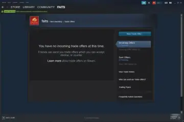 Gdzie jest trade link Steam? Na tym zrzucie ekranu widać okno "Trade Offers" na Steam, gdzie można zarządzać ofertami wymiany.
