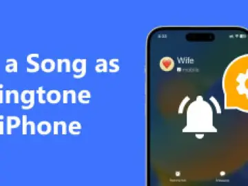 Jak ustawić piosenkę na dzwonek iPhone? Ikona dzwonka i ustawień na ekranie telefonu.