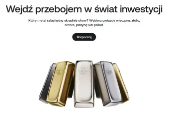 Sztabki złota, srebra i platyny. Revolut złoto jako inwestycja.