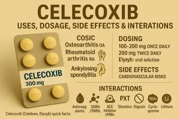Opakowanie z tabletkami Celecoxib 300 mg. Informacje o zastosowaniu, dawkowaniu, skutkach ubocznych i interakcjach. Wiele osób szuka opinii o cartexan 400 mg, ten lek jest podobny.