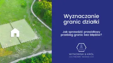 Gdzie sprawdzić granice działki? Wizualizacja wyznaczonego terenu z domkiem i punktami granicznymi. Precyzyjne określenie przebiegu granic.