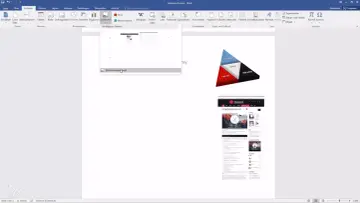 Jak wkleić zdjęcie do Worda? Wybierz "Zrzut ekranu" z menu "Wstaw", a następnie "Wycinanie zawartości ekranu".