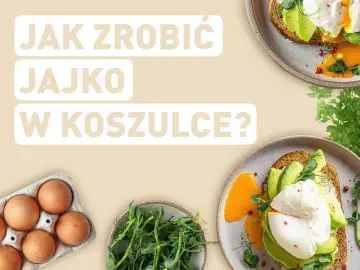 Jak zrobić jajko w koszulce? Pyszne tosty z awokado i jajkiem w koszulce, obok jajka i kiełki.