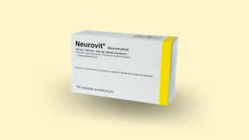 Opakowanie leku Neurovit, zawierające 100 tabletek powlekanych. Szybkie wsparcie dla Twoich nerwów.