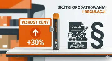 Wzrost ceny e papierosów o 30% to skutek opodatkowania i regulacji. Akcyza na wyroby tytoniowe wpływa na rynek.