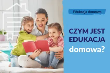 Mama czyta dzieciom książkę, wspierając ich nauczanie domowe. Radość i nauka w domowym zaciszu.