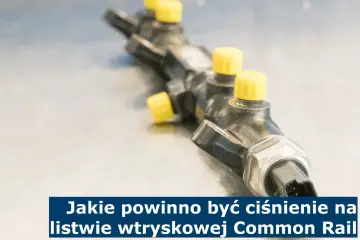 Listwa wtryskowa Common Rail z żółtymi zaślepkami. Jakie powinno być prawidłowe ciśnienie na listwie wtryskowej Common Rail?