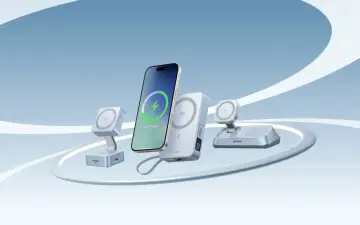 Nowoczesne akcesoria UGREEN: powerbank i ładowarki do telefonu z funkcją ładowania indukcyjnego.