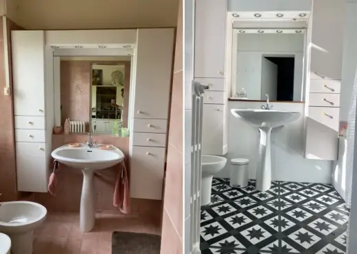 Peindre le carrelage de salle de bain sans faux pas