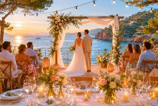 Mariage élégant - Créez une réception raffinée sans surcharger
