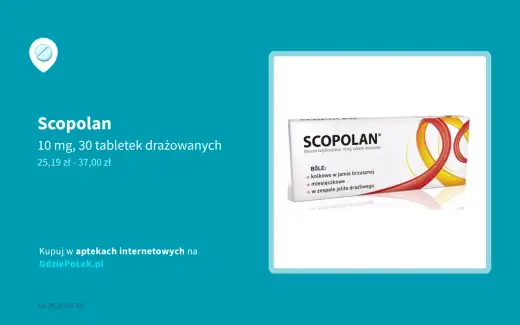 Scopolan bez recepty? Sprawdź, czym się różni i kiedy go stosować