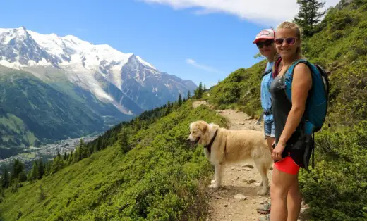 Chamonix avec un chien - les bons trajets et les balades à choisir