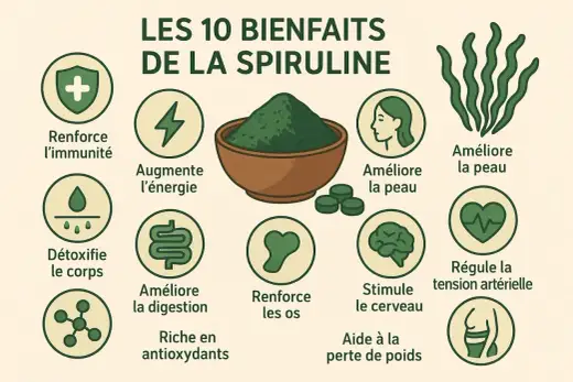 Spiruline - Vrais bienfaits, choix et usage éclairé.