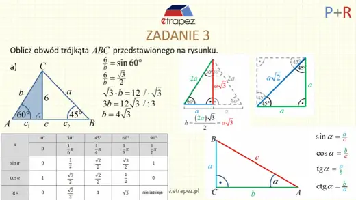 Sinus 60 stopni - √3/2. Jak zapamiętać i używać?
