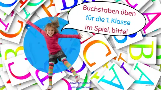 Buchstaben erkennen lernen - Übungen für die Grundschule