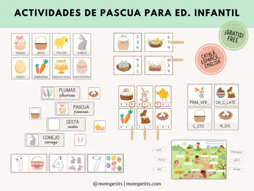 Fichas de Pascua para primaria - ¿Cuáles funcionan?