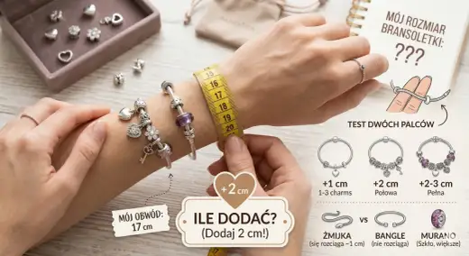 Bransoletka Pandora - jak dobrać rozmiar i wymienić bez problemu?