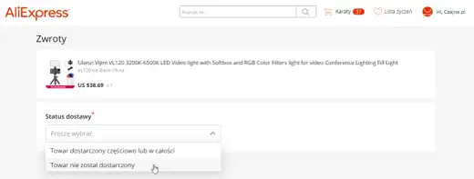 AliExpress: Spór w aplikacji? Krok po kroku odzyskaj pieniądze!