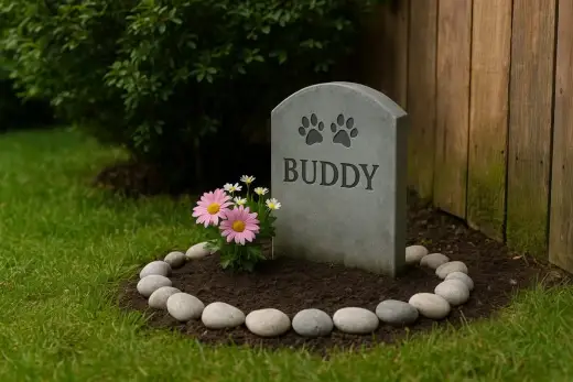 Enterrer son chien dans son jardin - La loi et les alternatives