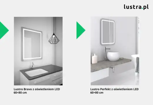 Lustro LED w czarnej ramie: wybierz idealne porady i inspiracje
